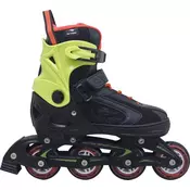 ROLER PW126B-10 CRNO NEON ZELENA ALU M(37-40) ABEC5 PU TOCKICI