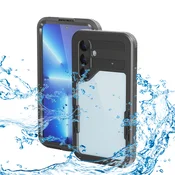 Vodootporna maska ShellBox WaterProof za Samsung Galaxy S24 s IP68 za spuštanja do 1.5m dubine - crna