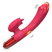 Gardj Europe Vibrator – silikonski vibrator USB, 10 načinov vibriranja, ogrevanje