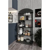 Hanah Home Polica za kafu Time, 34x69x140 cm, Crna