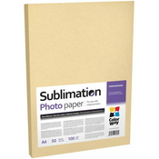 Fotopapir COLORWAY/ sublimacija/ 100 g/m2, A4/ 50 kosov