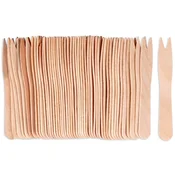 Northix Lesene vilice za pomfrit 8,5 cm 50 kos.