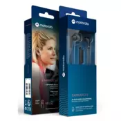 Motorola Žične ušesne slušalke z mikrofonom MOTOROLA Ear Buds 2-s, črne