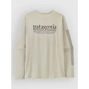 Patagonia Cap Cool Daily Shirt - Hut Tripper Long Slee dyno white