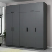 Hanah home Ormar Kale 225x255x52cm Antracit