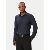 HUGO Srajca Kenno 50566332 Mornarsko modra Slim Fit