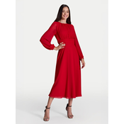 Swing Koktel haljina 5AI09000 Crvena Regular Fit