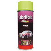 Fluorescentni sprej akril barva 400ml ColorWorks - Roza (pink) fluorescentna