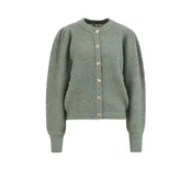 WE Fashion Pletena jopa večbarvno zelena