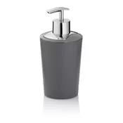 DOZATOR ZA TEČNI SAPUN siva plastika