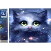Norimpex - Puzzle Diamond Painting Gray kitten 30x40cm - 1 - 39 kosov