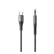 AWEI CL-116T audio kabel 3,5 mm priključak - Type-C, 100 cm, CRNI CL-116T_B