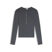 Bershka Majica temno siva