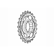 LANCANIK KASETE 21-23-25T SHIMANO CS-6500 ZA 9 BRZINA