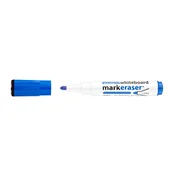 Marker za bijelu ploču ICO Markeraser s magnetskim poklopcem i gumicom, plava, 1-3 mm, 9580084002