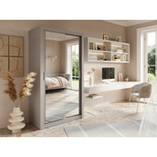 Garderoba Fresno 121 Siva, 215x120x60cm, Vrata omare: Drsna