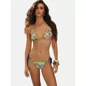 Lipsy Bikini  modra / rjava / rumena / zelena