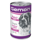 Gemon dog maxi adult – konzerva Svinjetina i Pirinac 1250g