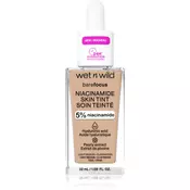 Wet n Wild Bare Focus Niacinamide Skin Tint lahki vlažilni tekoči puder odtenek Light Medium Sand 32 ml