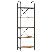 Vidaxl Knjižna polica Star les 60 x 30 x 183 cm Konstruiran les