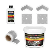Dichtset 205G tekoča folija 9,5 kg 5 m trak 2x vogali 2x manšeta