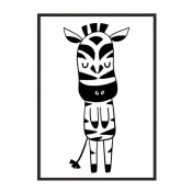 shumee PLAKAT ZA SLIKE V OKVIRJU A4 cm Zebra PD249