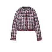MANGO Blazer MENTON nočno modra/rdeča/bela