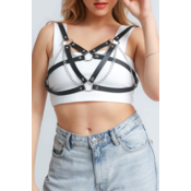 Harness pas z verigami,ART2234, črn