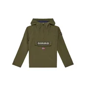 NAPAPIJRI Prehodna jakna Rainforest  modra / oliva / češnjevo rdeča / črna