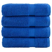 Premium rucnici za ruke SOLUND 4 kom. plavi 50x100 cm 600 g/m2