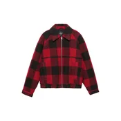 Pull&Bear Prehodna jakna rdeča/črna
