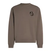 KARL LAGERFELD JEANS Majica temno siva / črna