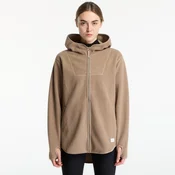 Mikina Craft Join Pile Fleece FZ Hood Brown S