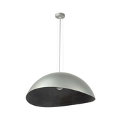 Luster na sajli SOLARIS 1xE27/60W/230V srebrna/crna