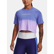 Under Armour UA Dip Dye Crop SS Majica 727227 Modra