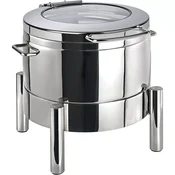 APS Premium Chafing-Dish okrogel, prostornina: 10,00 litrov, 400 mm