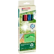 Edding permanentni marker 25 EcoLine - komplet 4 kosov