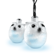eoshop vrt solarna LED svetleči veriga sove