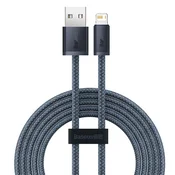 Baseus Dynamic USB tip-A – iPhone, podatkovni kabel za brzo punjenje 2,4 A, 2 m, sivi