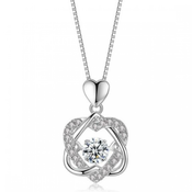 Ogrlica Felicity - srebrna KP24139