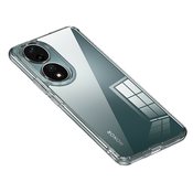 Hibriden ovitek Frame Shield za Honor 90 - prozoren