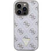 Guess zaščitni ovitek Triangle Metal Logo White, Iphone 15 Pro Max