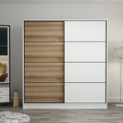 Hanah home Ormar Kale 220x210x52cm Belo-Bež