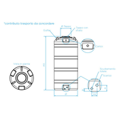 Spremnik vode ROTOTEC V2000