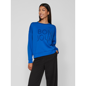 Blue womens sweatshirt VILA Vireflect - Women