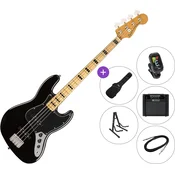 Fender Squier Classic Vibe 70s Jazz Bass MN SET 2 Black Elektricna bas gitara