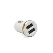 LDNIO Auto punjac Dl-C22 Dual, USB 2.1A, Beli