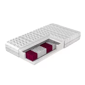 Madrac Dayton 126 200x200, Opruge (multipocket), 7 anatomske zone, Dupleks, Poliuretanske pjene