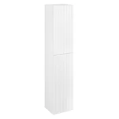 Skladiščna enota ESPACE 35x172x32cm, 2x vrata, levo/desno, beli mat trak - Bela mat barva - 35x172x32 cm - Sapho - ESPACE - 24 - MDF/laminat - 350 - 1720 - 320 - 14
