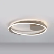 EGLO LED-stropna svetilka CAMEROTA, bež, O 41 cm, daljinski upravljalnik - Dnevna soba/jedilnica - bež, bela - Aluminij